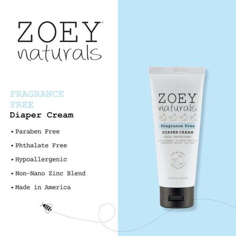 Regine Switzerland Baby Diaper Cream - Pediatrician Approved Zinc Oxide & Kaolin Clay Rash Protectant - Fragrance-Free 3.4 oz