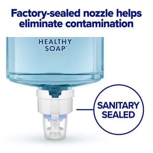 PURELL Brand HEALTHY SOAP 0.5% BAK Antimicrobial Foam, Lightly Fragranced, 1200 mL Refill for PURELL ES6 Automatic Soap Dispenser (Pack of 2) - 6480-02 - Manufactured by GOJO, Inc.