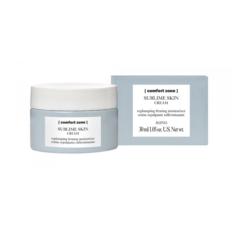 [ comfort zone ] Sublime Skin Cream, Nourishing Face Moisturizer, Hydrates, Replumps, Tones, Firms, Anti-Aging, Achillea Extract, Clean Beauty, Normal to Dry Skin, Travel Mini, 1.01 Fl Oz