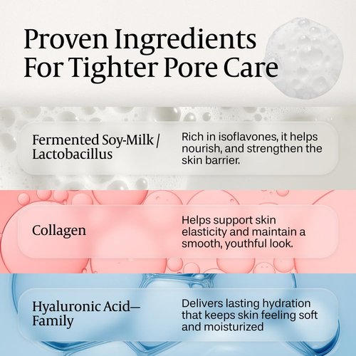 aruen Fermented Tofu Collagen Enzyme Powder Cleanser – Fermented Soy Milk with Collagen & Hyaluronic Acid – Korean Gentle Exfoliating Powder Face Wash for Deep Cleansing & Pore Care (1.41 oz / 40g)