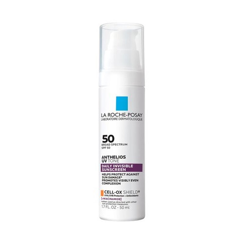 La Roche-Posay Anthelios UV Sunscreen SPF 50 - Daily Face Protection with Niacinamide, Hyaluronic Acid & Azelaic Acid