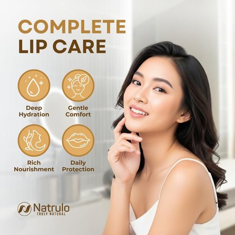 Coconut Lip Balm - Hydrating Natural Chapstick with Coconut Oil & Beeswax for Dry Lips | Made in USA