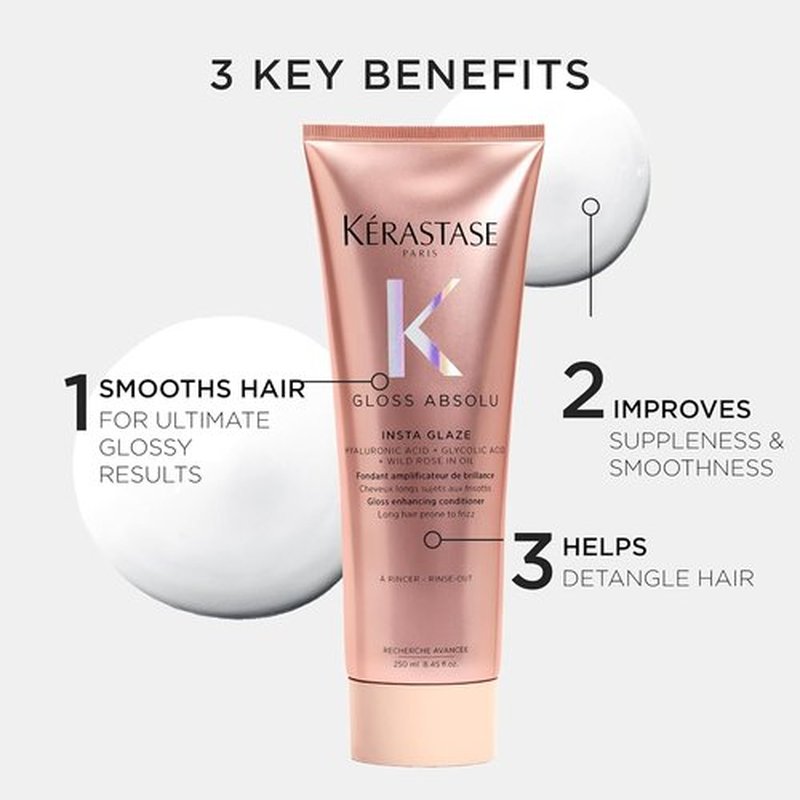Kerastase Gloss Absolu Shampoo & Conditioner Set - High-Shine, Anti-Frizz, Deep Hydration for Glossy Hair