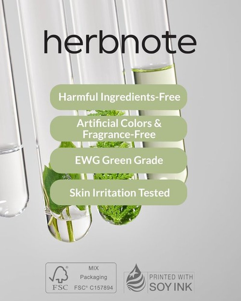HERBNOTE Heartleaf Soothing Moisture Toner - Low pH, 80% Heartleaf Extract, Enriched with Houttuynia Cordata & Green Tea, Clinically Tested, No Irritation - Ideal for Sensitive Skin, 6.76 f l. oz