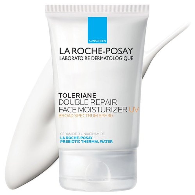 La Roche-Posay Toleriane Double Repair Moisturizer - Daily SPF 30 Face Cream with Niacinamide & Glycerin