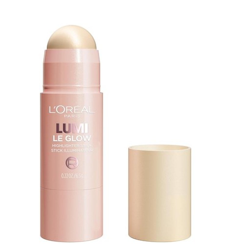 L'Oreal Paris True Match Lumi Highlighter Stick - Luminous Satin Glow for Face & Body, 635 Golden Couture, 0.17 Oz