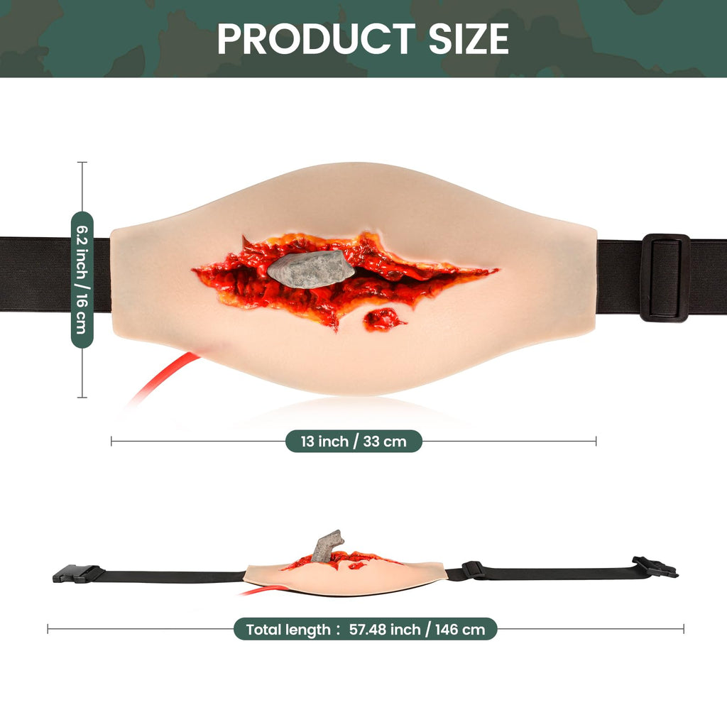 MedEduQuest Wearable Belly Wound Training Kit