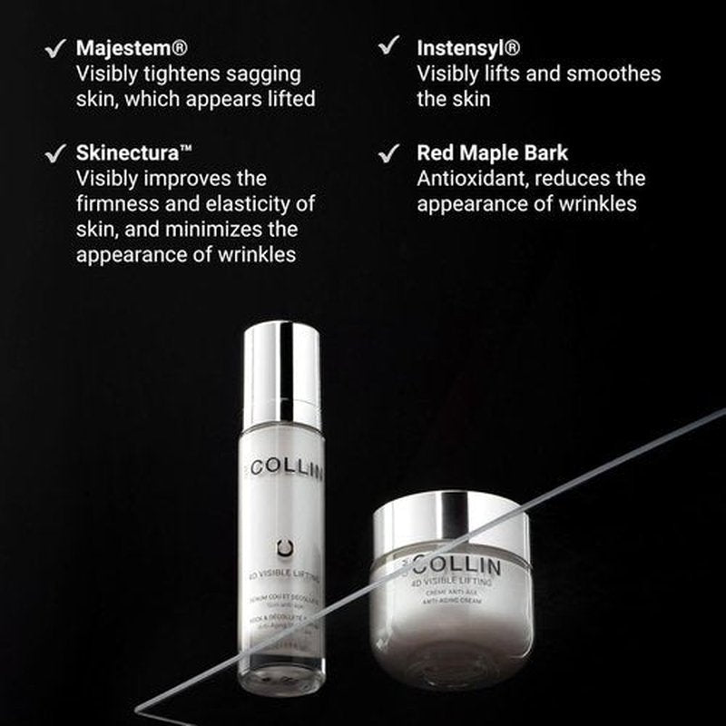 G.M. COLLIN 4D Visible Lifting Cream - Anti-Aging Face Moisturizer with Hyaluronic Acid | Reduces Wrinkles & Fine Lines