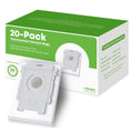 VBN 20 Pack Replacement Roomba Vacuum Bags, Compatible with iRobot Roomba 104 105 405 504 505 705 Combo 10 Max, i7+ i3+ i4+ i6+ i8+ j7+ s9+, i s j Series, All Clean Base Automatic Dirt Disposal Bags