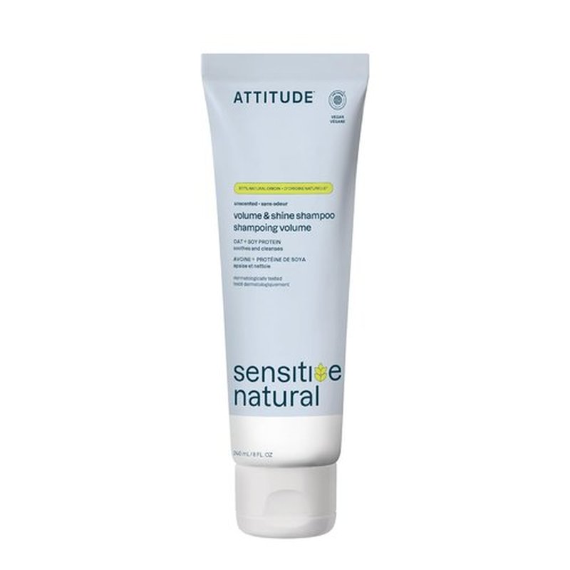 ATTITUDE Volume & Shine Hair Shampoo - EWG Verified, Extra Gentle, Vegan Formula | 8 Fl Oz