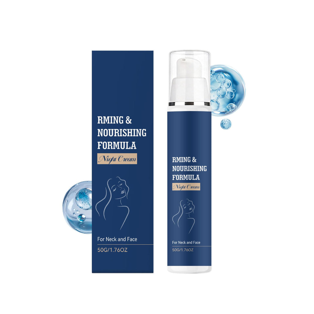 Firm & Restore Formula Night Cream, Face & Neck Firming Moisturizer, Deep Hydrating Anti-Wrinkle Overnight Cream for Lifted Smoother Skin, 50ml