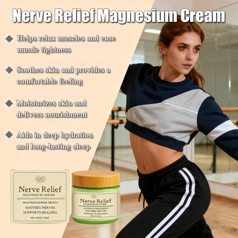 Vingtank Nerve Relief Magnesium Cream with Arnica and Msm