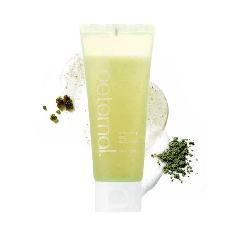 coeternal pH Balanced Gel Cleanser, Hydrating Korean Foaming Face Wash with Algae11 & Kelp Powder, Gentle Deep Cleanser for Oily or Sensitive Skin, Non-Comedogenic K-Beauty, 100ml / 3.38 fl.oz.