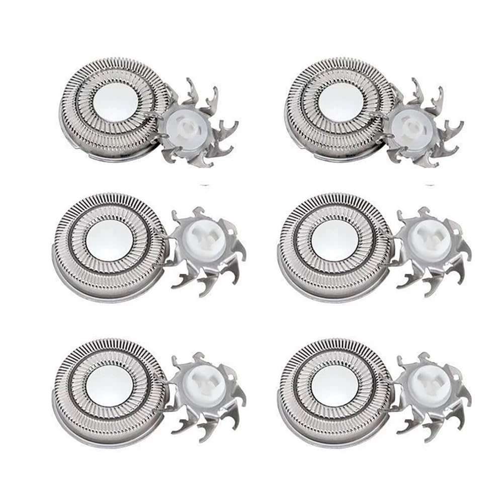Replacement Shaver Heads for MAX-T Electric Shavers RMS7109 RMS8101, 6 Pack