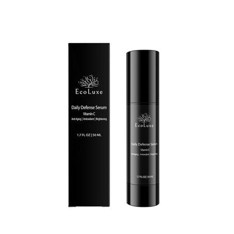 EcoLuxe Vitamin C Face Serum – Gentle Stabilized Vitamin C (Tetrahexyldecyl Ascorbate) for Brightening, Dark Spots & Anti-Aging, Fragrance-Free