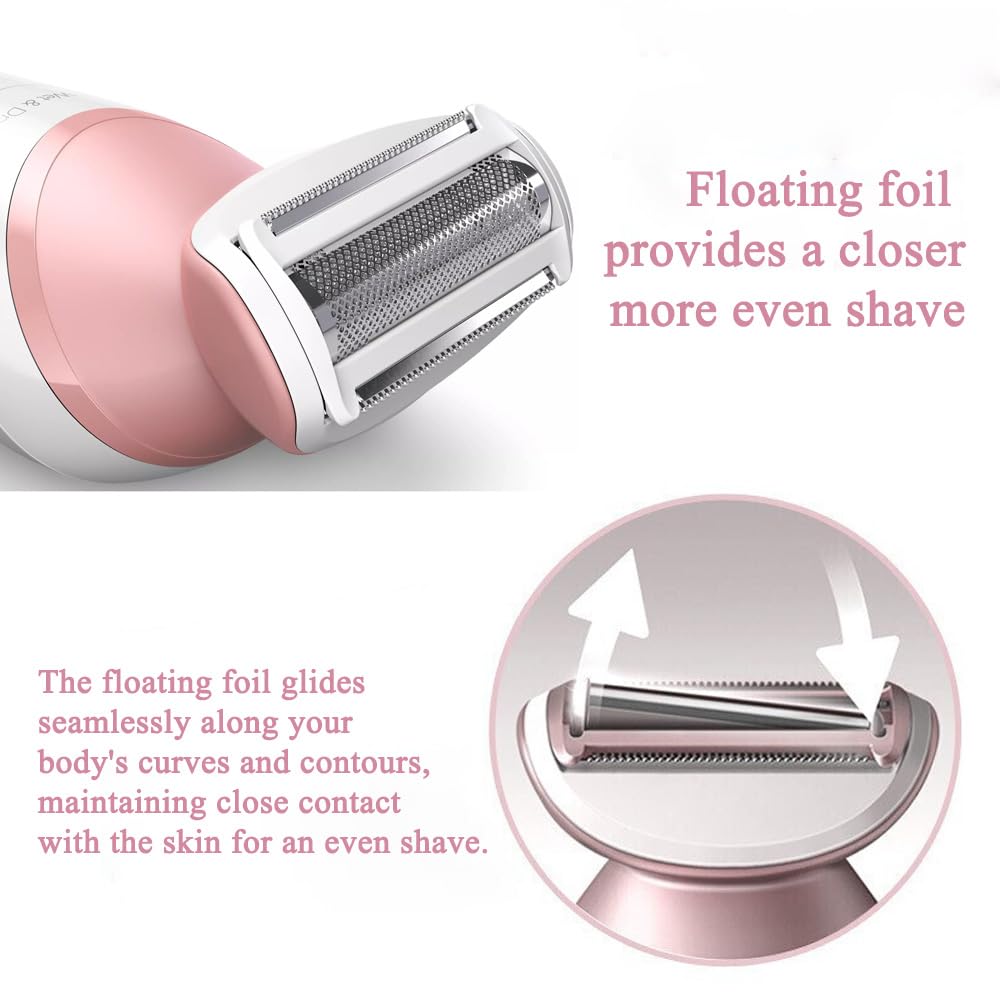 2 Count BRL136 Replacement Head Fit For Philips Satinshave Models