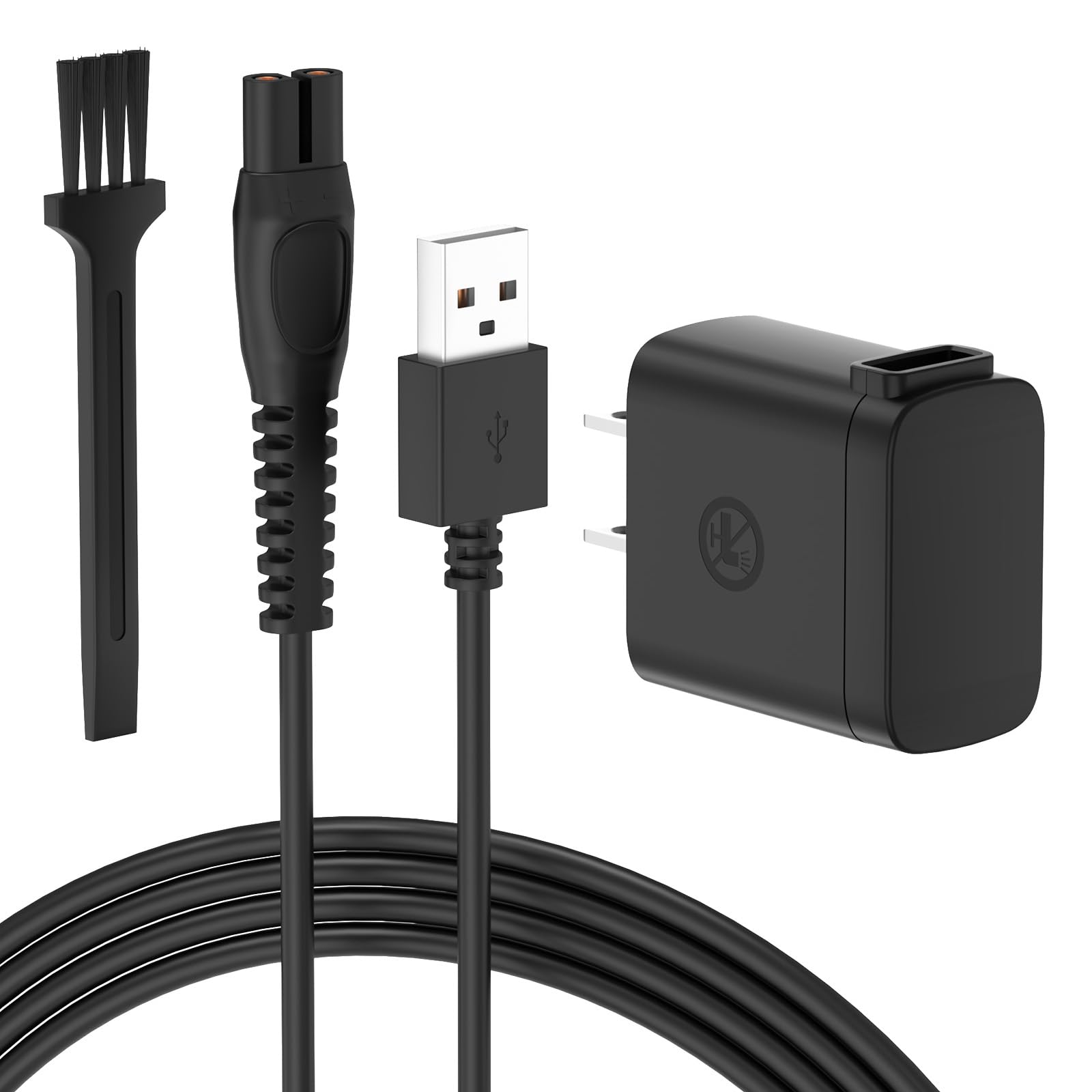 IBERLS 5V Charger Only Compatible with Philips One Blade 360 QP2724 QP2834 QP4530 QP4631 MG7910 MG7930 MG7950 MG5910 MG9510 MG9520 MG9525 X3001 Electric Shaver Razor, Replacement Power Adapter
