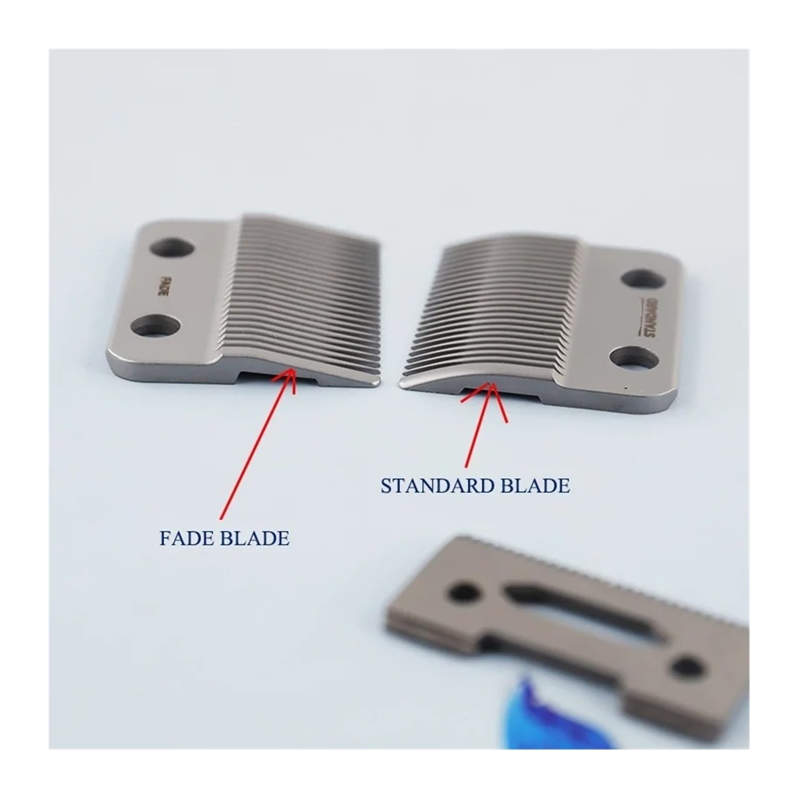 Cutter Head And Base, Compatible For JRL, 2020C 2020T Hair Clipper Engraving Push Replacement(20T Gold Blade)