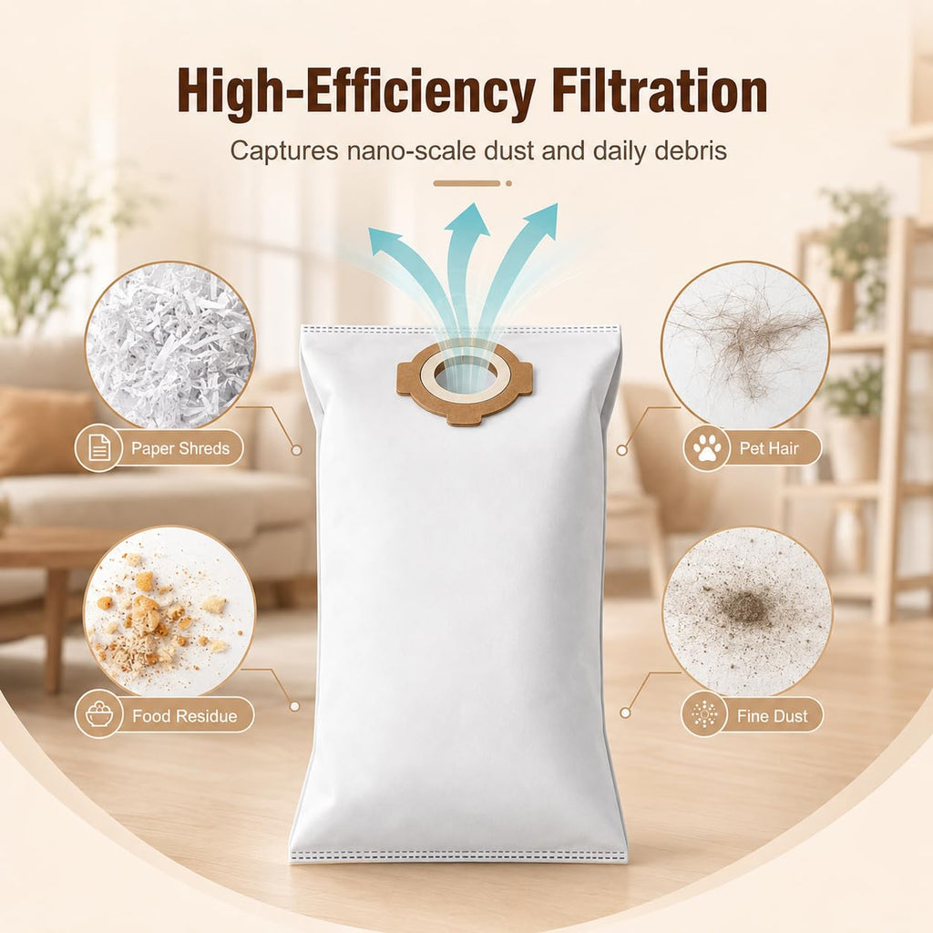 6 Pack 49-90-2016 Dust Bags for Milwaukee 0960-20 0970-20