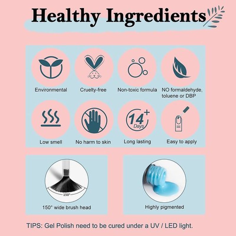 Lavender Violets 27+3 Colors Gel Nail Polish Kit with UV Light 24W Nail Dryer Pink Brown White Gel Nail Polish Set, Soak Off Base and Top Coat, Nail Tool, French Nail Art Starter Kit Gift R974
