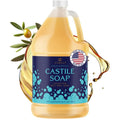 YARELI Pure Castile Soap Liquid, Unscented, with All Organic Oils for Adults, Kids and Babies as Body Wash or Hand Soap, 64oz Refill