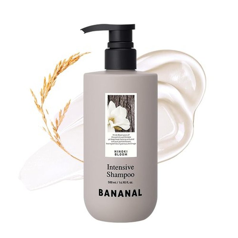 Hinoki Bloom Korean Rice Water Shampoo - Volumizing & Scalp Nourishing with Protein Complex & Biotin - 500ml / 16.90 fl oz