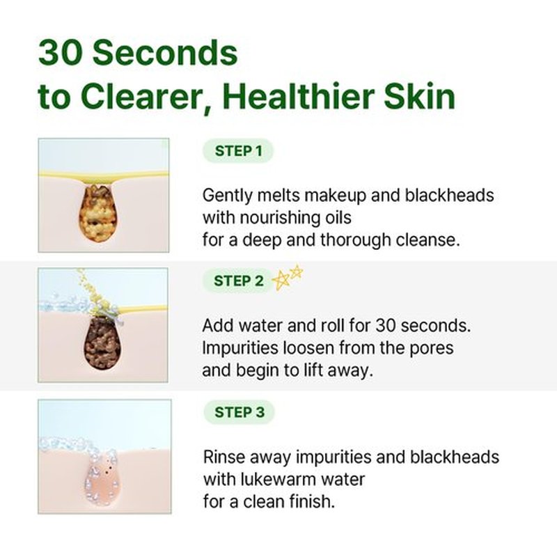 AVCA Green Herb Blackhead Cleansing Oil – Makeup Dissolving & Pore-Clearing Cleanser with Plant Oils, Vitamin E & Squalane, Light-Feel Cleanse, K-Beauty for Normal to Oily Skin, 6.76 fl oz (200 mL)