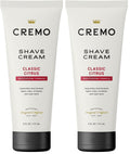 Cremo Shave Cream, Barber Grade | Original | Fights Razor Burn | 6 Fl Oz | Pack of 2