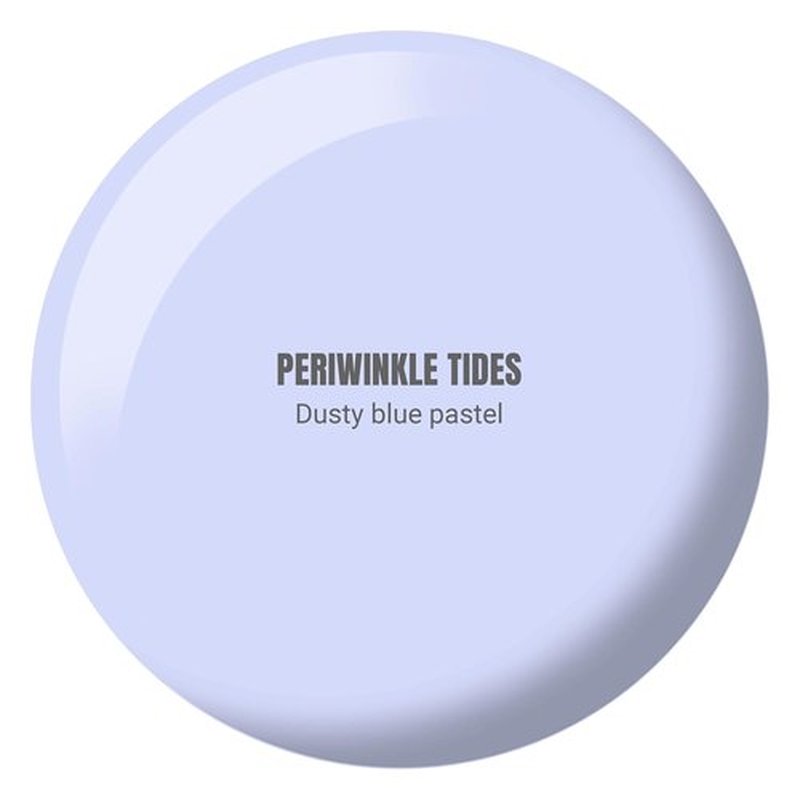 DND Gel Polish Set - Coquette Collection | UV/LED Gel & Air Dry Nail Lacquer Duo - 107 Periwinkle Tides, 0.5 Fl Oz