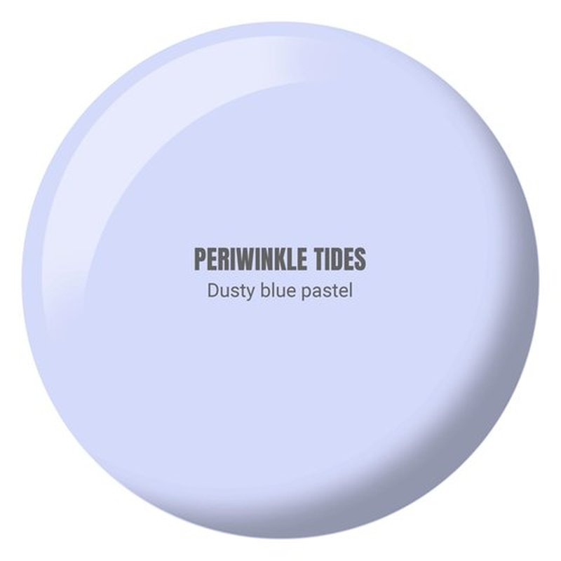 DND Gel Polish Set, Coquette Collection, UV/LED Gel Polish and Air Dry Nail Lacquer, Matching Chip-Free Polish Duo, 107 Periwinkle Tides, 0.5 Fl Oz