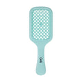 Planet Goody Ocean Rescue Vented Paddle Brush - Teal, Ouchless Detangler with Flexible Bristles, Helps Accelerate Drying, Use as a Detangling or Styling Brush, All Hair Types