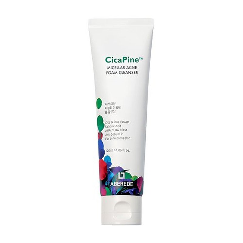 Cicapine Micellar Foam Cleanser - Gentle Cleansing Formula for All Skin Types | 4.06 fl oz / 120ml