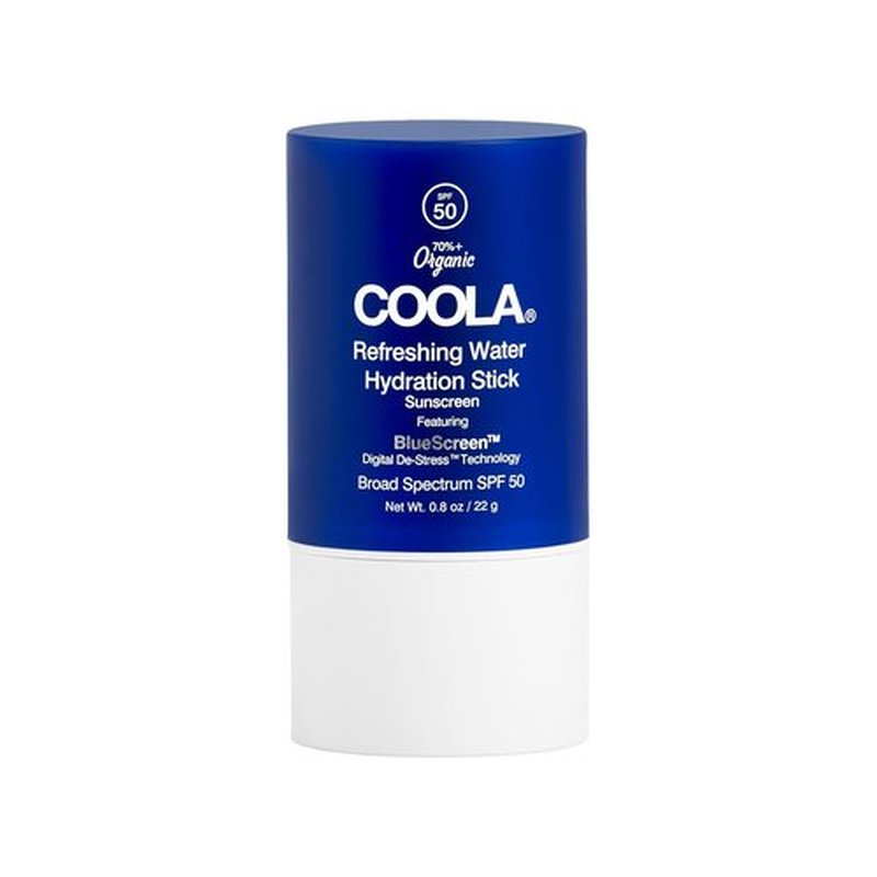 COOLA Organic Face Moisturizer - SPF 50 Sunscreen with BlueScreen Technology | 0.8 Oz