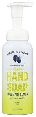 Hand In Hand, Soap Hand Foaming Rosemary Lemon, 9 Fl Oz