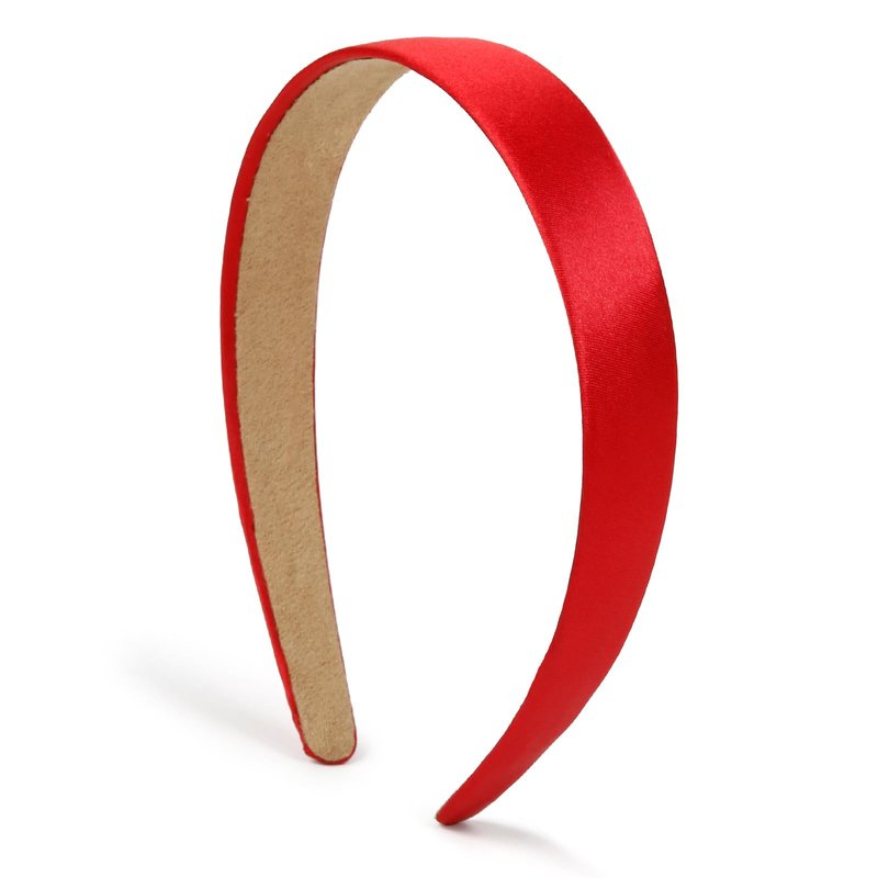 WOVOWOVO Red Headbands for Women Girls Satin Headband