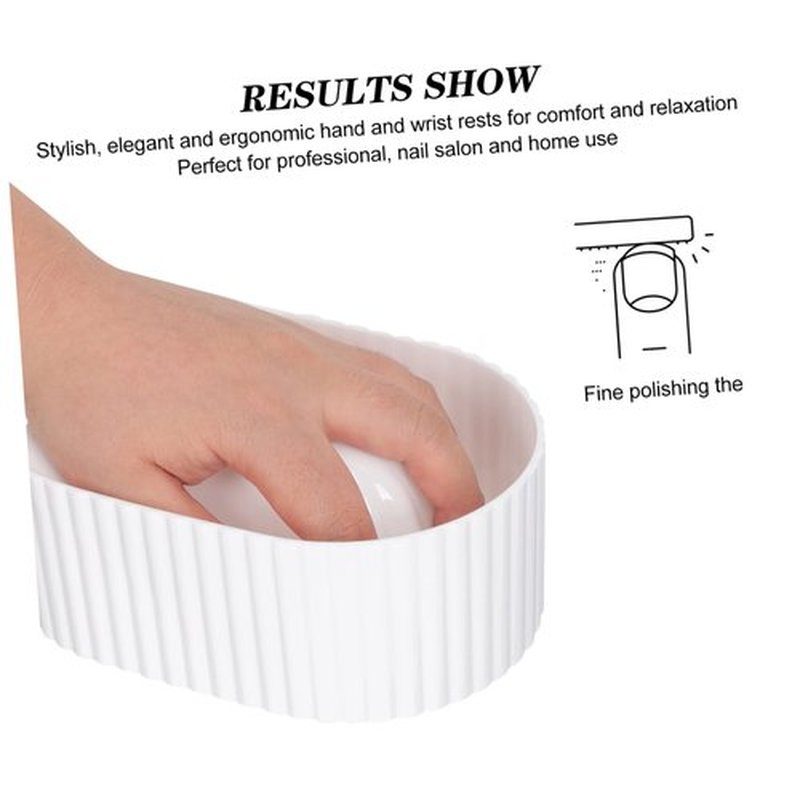 Mikinona Nail Soaking Bowl Manicure Hand Soak off Tray Gel Polish Remover Acrylic Nail Art Tool 5.5X4.3X2.4 Inch Clear Spa Bowl for Home Salon Use