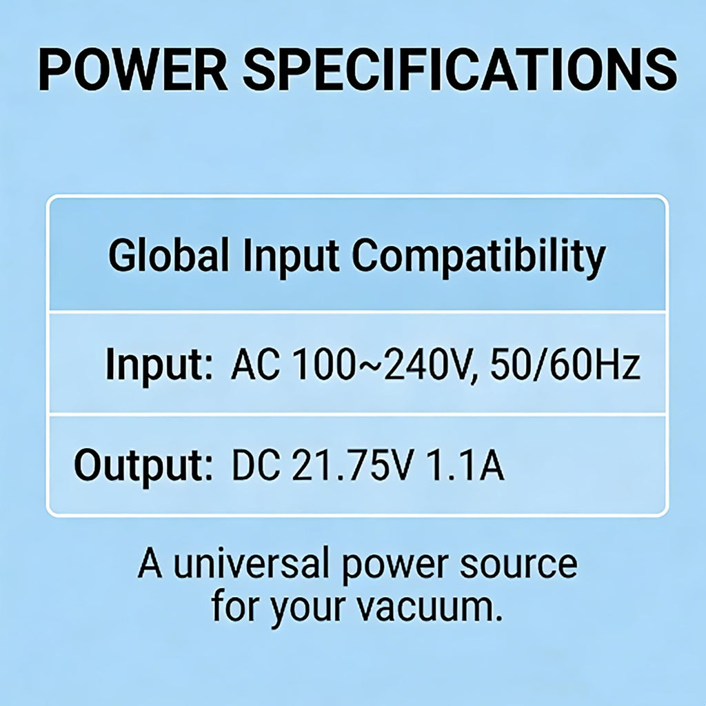 Compatible with Dyson V9 Charger