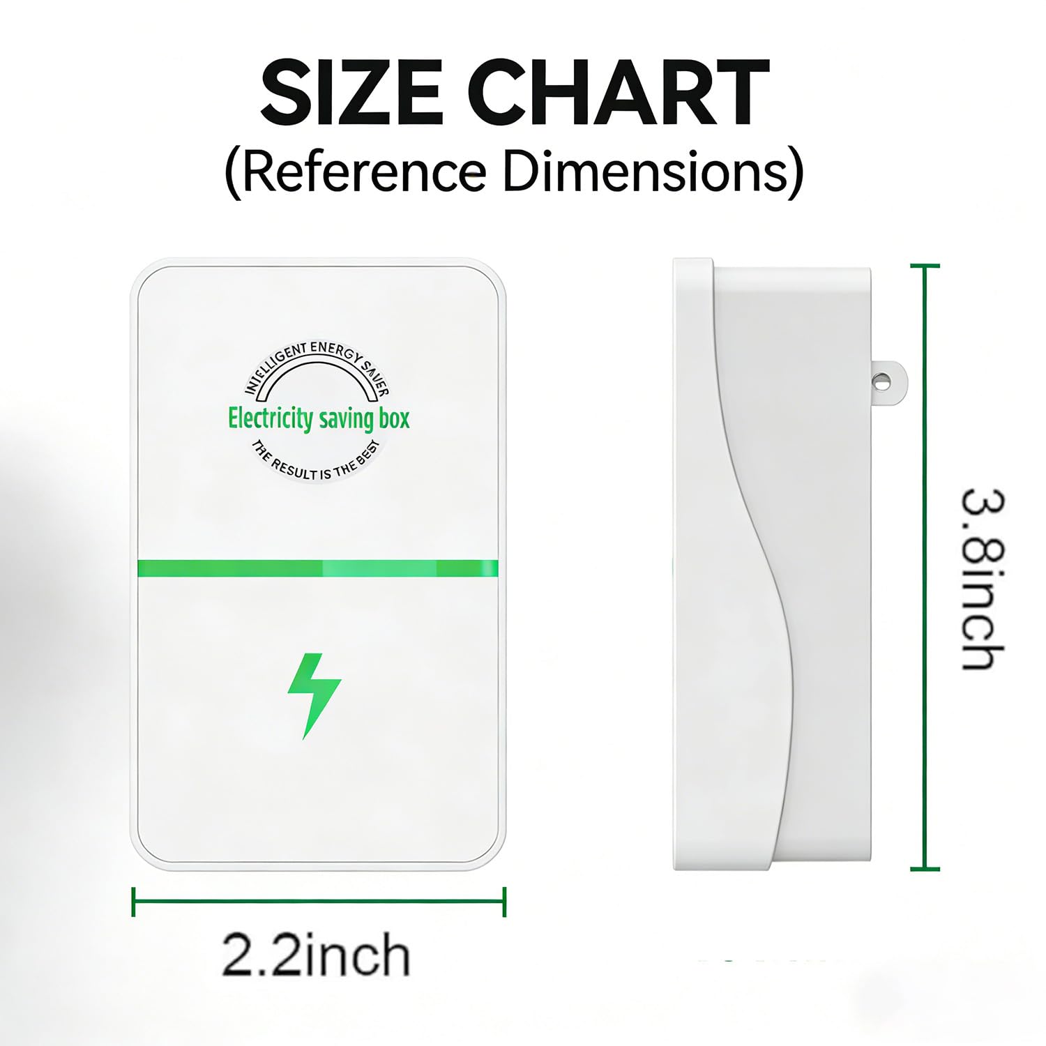 2026 New Electricity Saving Box, Plug in Power Box with US Plug, Regulador De Voltaje para Casa to Reduce Electricity Bill, Power Factor for Household/Offices (6Set)