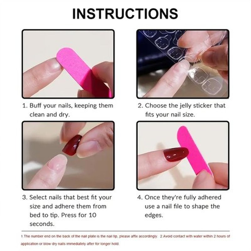 Extra Long Press on Nails - Stiletto Fake Nails with 3D Butterfly Design - White Full Cover Stick on Nails for Women 24 Pcs