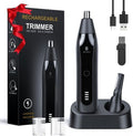 Skiennix Ear and Nose Hair Trimmer - Professional Painless USB Rechargeable with Dual Edge Blades | Waterproof Design