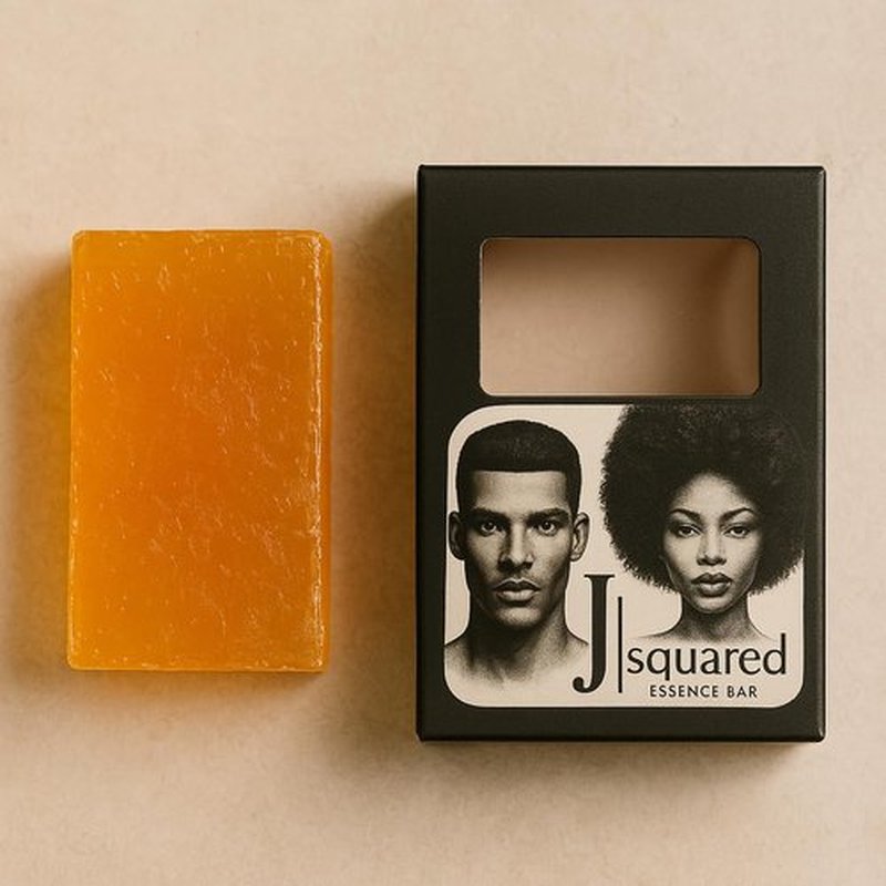 J SQUARED ESSENCE BAR – Organic Turmeric Glow Soap for Face | Kojic Acid, Vitamin C, Collagen, Vitamin E | Dark Spot Corrector | Brightening & Hydrating