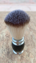Shaving Brush with Synthetic Bristles & Acrylic Handle, CARBON Silvertip Badger Shaving Brush