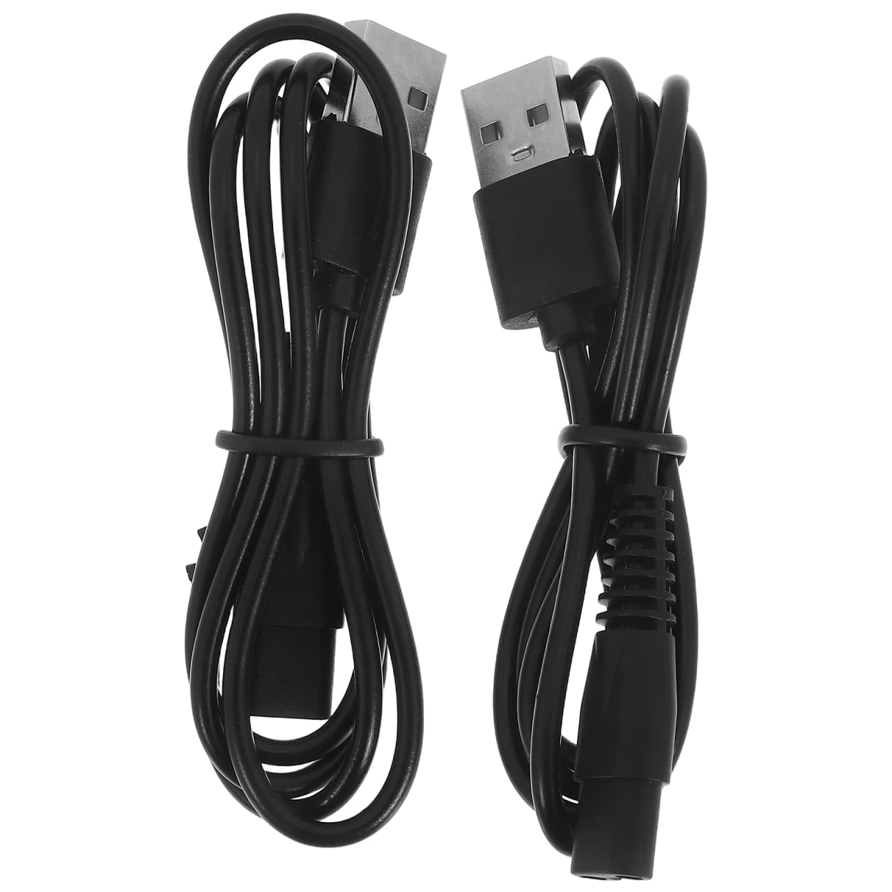 DRESSOOS 2 Pack Razor Power Cord Charging Cable for Electric Shavers and Trimmers 31.49 Inch 8-Shaped Connector Heat-Resistant Usb Shaver Charger Accessory
