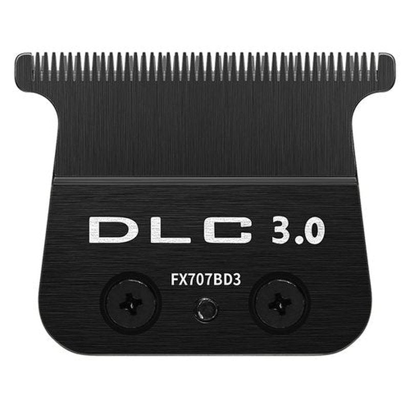 DLC 3.0 Replacement Blades - Zero-Gapped Blades for FX787 & FX726 Trimmers | Compatible with Barberology FX707BD3 - Black