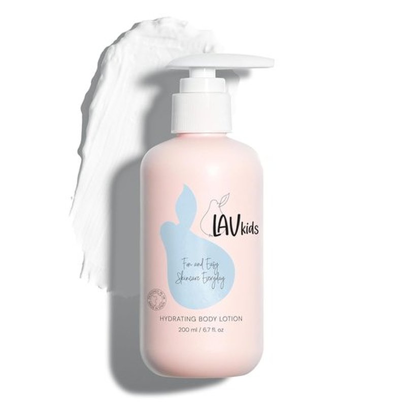 LAV KIDS Delicate Body Lotion - Naturally Gentle Moisturizer with Chamomile & Shea Butter | 200ml