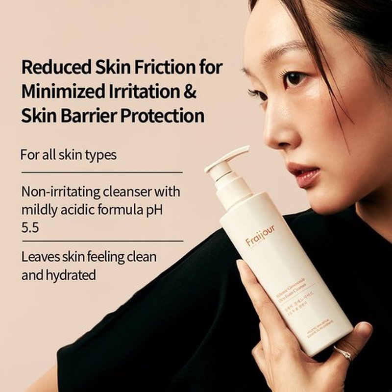 Fraijour Alchemic Ginsenoside Oil to Foam Cleanser – Oil-to-Foam Facial Cleanser with Ginsenoside, PHA & LHA, Gently Removes Makeup & Impurities, Hydrating & Exfoliating, 7.41 oz.