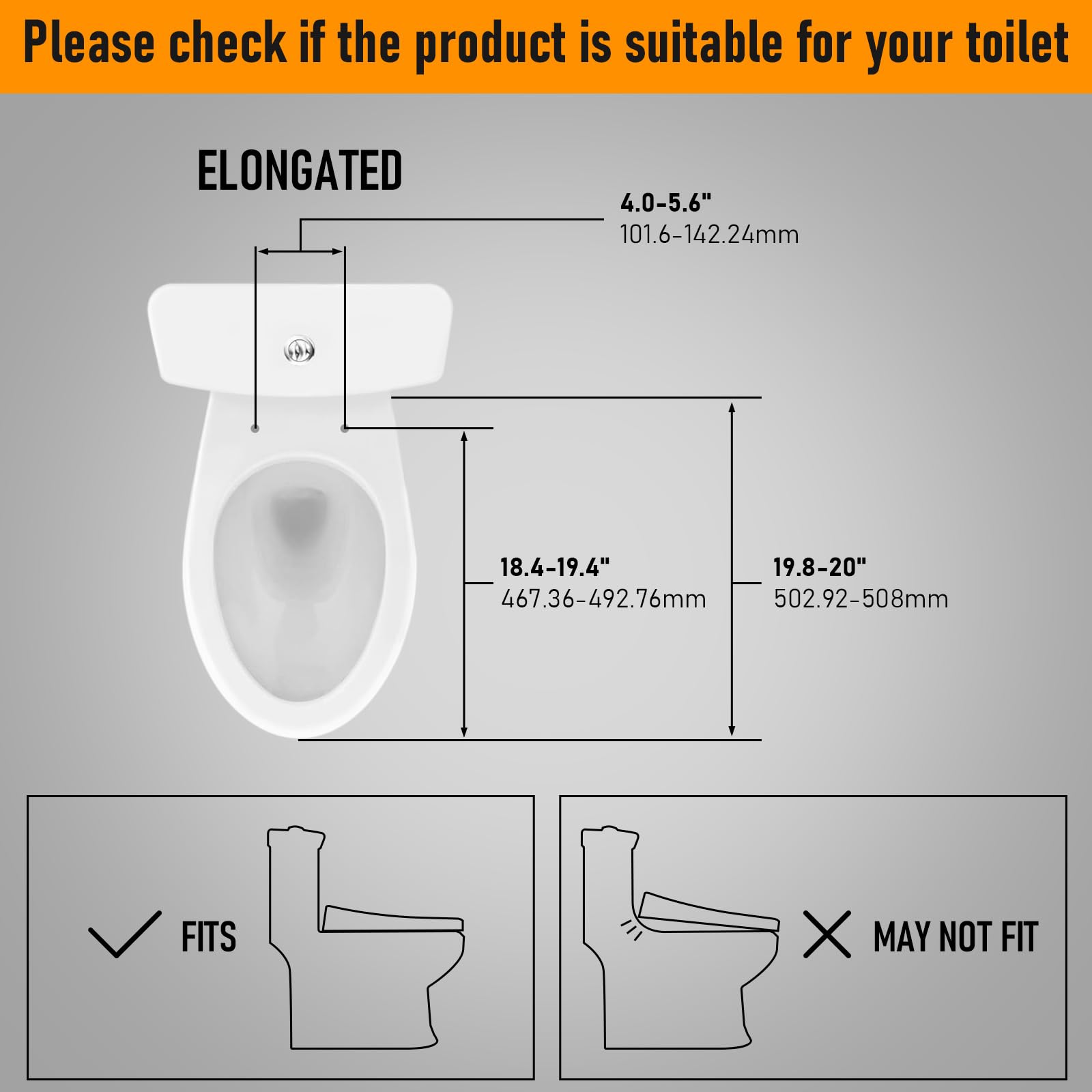 iliD Heated Toilet Seat With Night Light, Electric, 3-Level Temp, Elongated