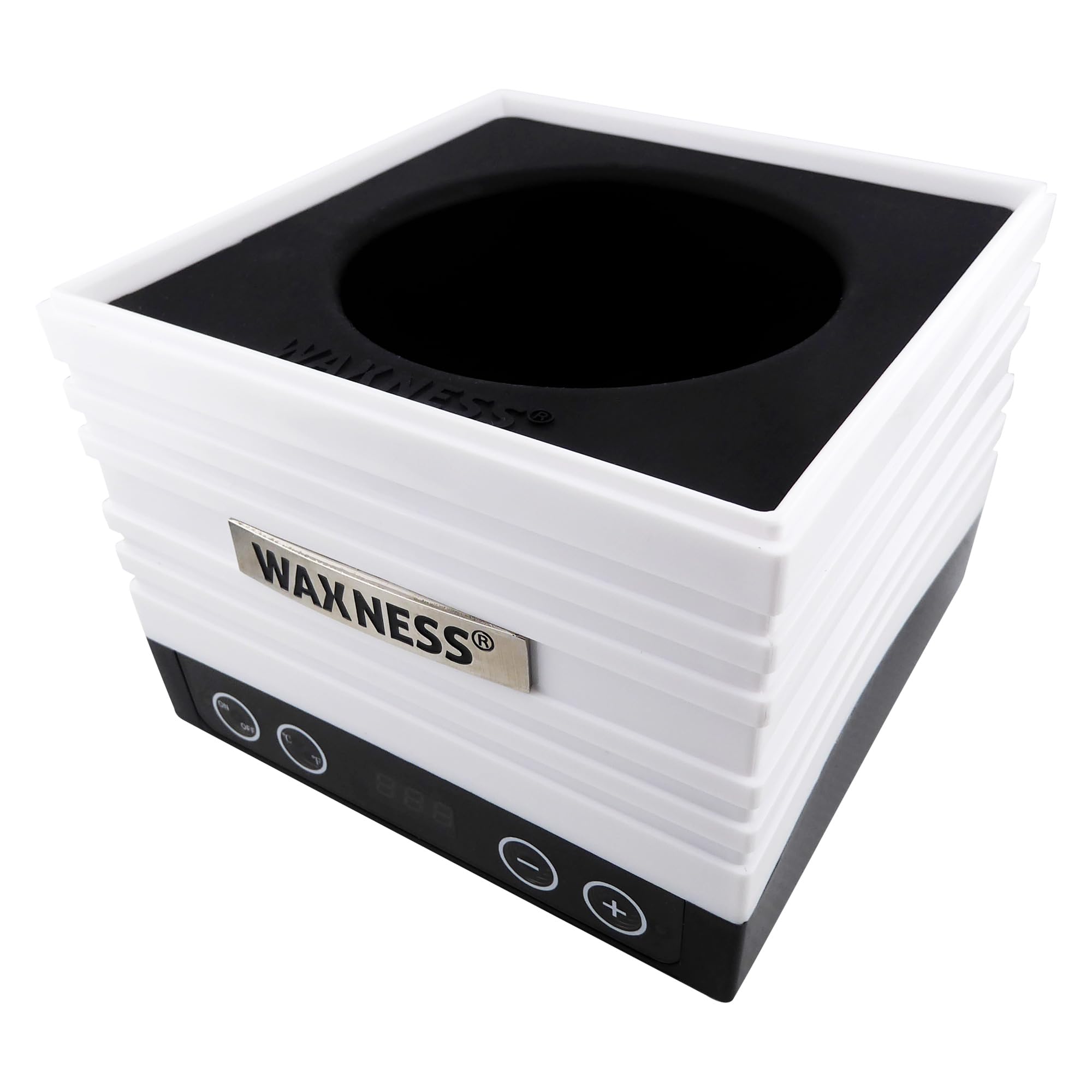 Waxness Non-Stick Silicone Bowl Insert for Wax Warmers – Black, Fits W-CUBE 1 lb Warmers, Easy Clean Flexible Wax Pot Liner for Professional Use