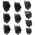 INGQI New 10 Pack Clipper Guards Set Replacement Fits for Conair HC224W/HC244NGBV/HCT242WR - 1/16" to 1", Black