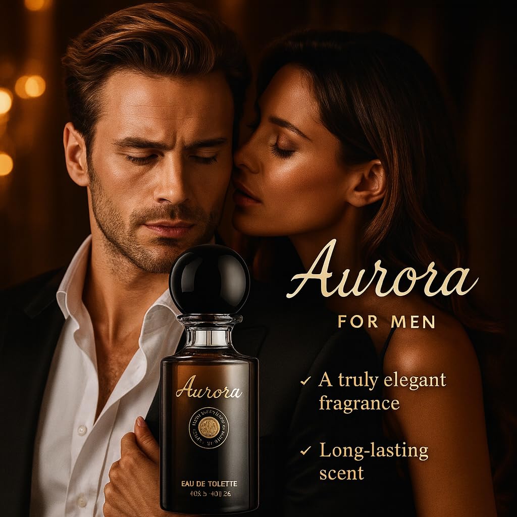 Men's Cologne, Long-Lasting Eau de Toilette for Men, Fragrance with Orange, Pink Pepper, Amber, Patchouli, Sandalwood Notes, 120ml/4.0 fl oz